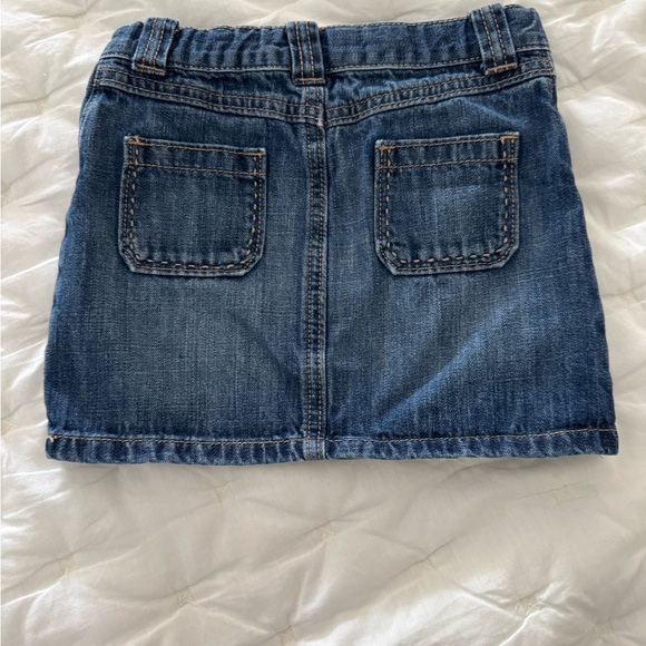Denim Button-Front Skirt - Picture 2 of 3